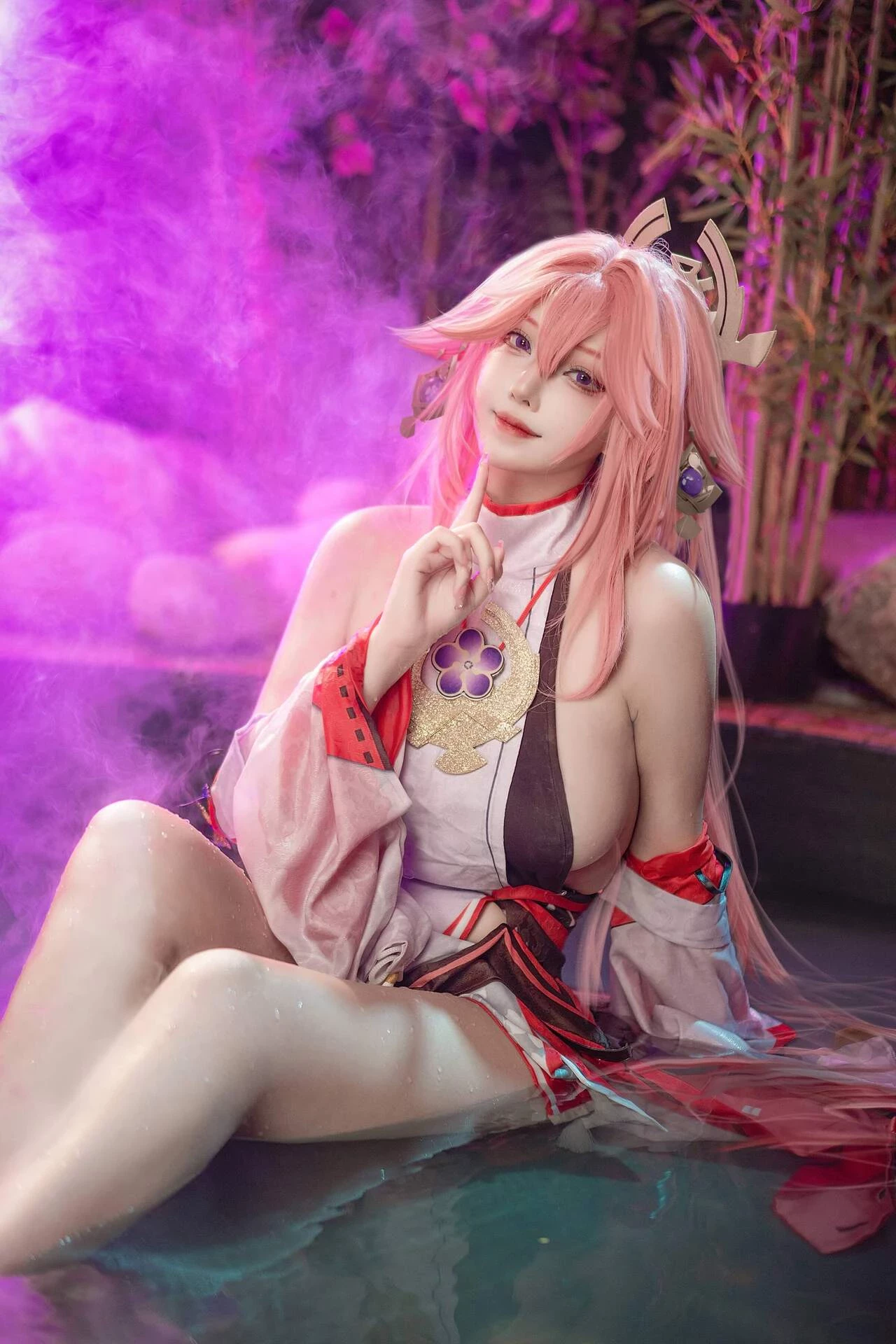 Gái xinh cosplay Yae Miko sexy, quyến rũ - Takomayuyi